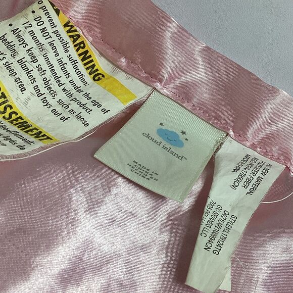 Cloud Island Unicorn Lovey Baby Security Blanket Pink White Gold Sparkles - Picture 4 of 7